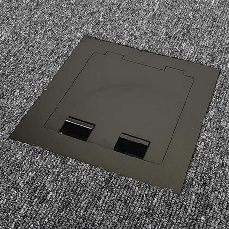 recessed outlet box metal|commercial lids for recessed receptacles.